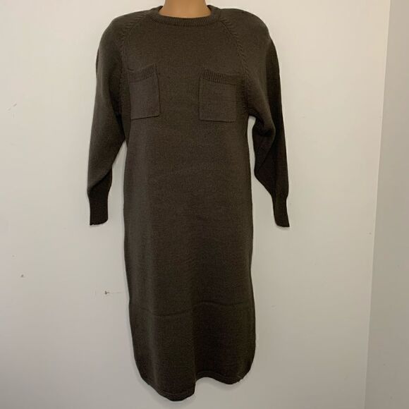 Geraldine Peterson Sweater Dress Medium - Picture 1 of 1